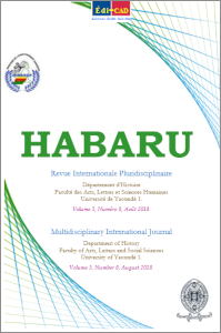 HABARU, Volume 3, Numéro 8, Août 2018